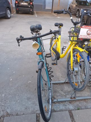 Bicicleta Clásica Azul