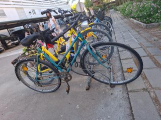 Bicicleta Clásica Azul