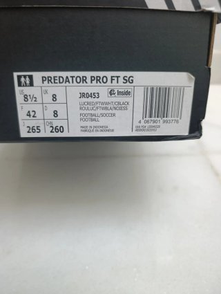 Adidas Predator Pro Rojo/Plata