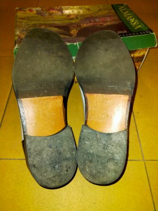 Zapatos Oxford Vintage Blanco y Negro