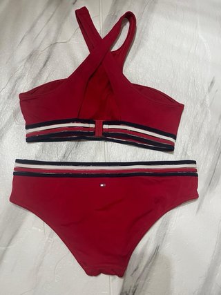 Bikini Tommy Hilfiger Rojo Tiras