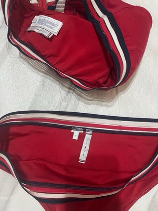Bikini Tommy Hilfiger Rojo Tiras