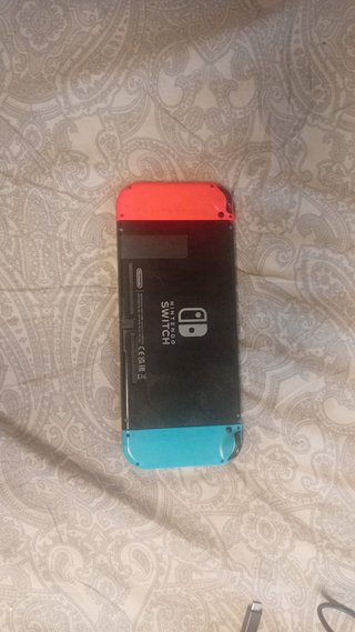 Cargador Nintendo Switch Gris/Rojo