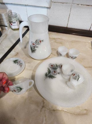 Juego de vajilla Arcopal flores