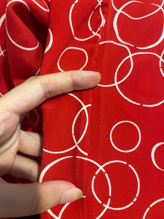 Traje Flamenca Rojo con Lunares Blancos