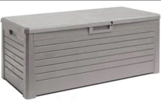 Arcón exterior resina 550L gris