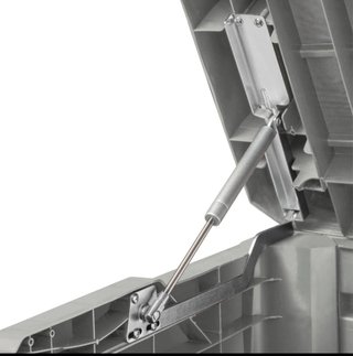Arcón exterior resina 550L gris