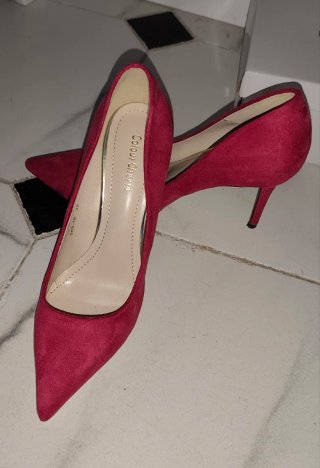 Zapatos de tacón Colour Cherie fucsia