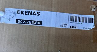 Reposapiés / Puff IKEA EKENÄS (NUEVO a estrenar)