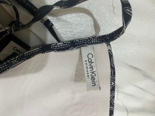 Bikini Calvin Klein Negro y Beige