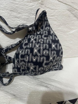 Bikini Calvin Klein Negro y Beige