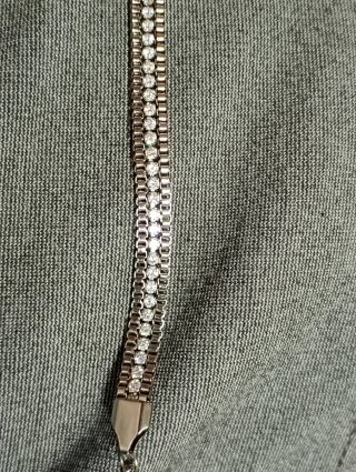 Pulsera plata y circonitas