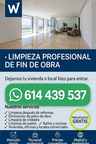LIMPIEZA FIN DE OBRA E INDUSTRIAL | Empresas,Naves