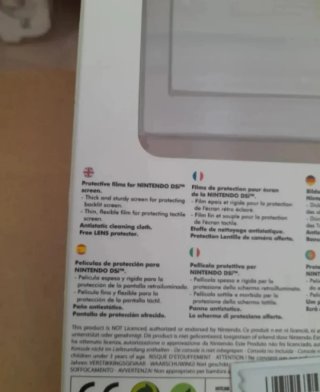 NUEVO. Protectores Pantallas Nintendo DSi