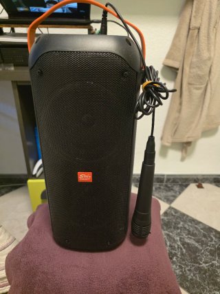 Altavoz Sing-e con micrófono y tarjeta SD