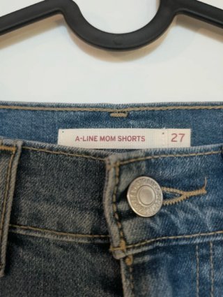 Levi's A-line Mom Shorts Azules T.27