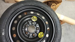 Rueda repuesto galleta 125x70 R16