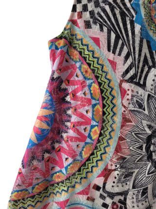 Vestido IZ Talla M Multicolor