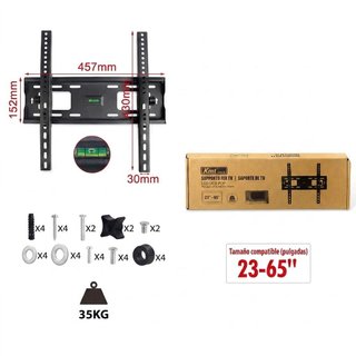 Soporte TV Pared 23-65 VESA Nivel