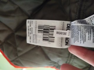 Chaleco acolchado camuflaje