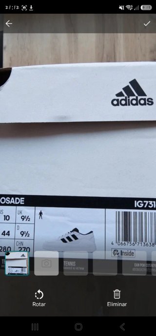 Adidas Osade Zapatillas Blancas y Negras