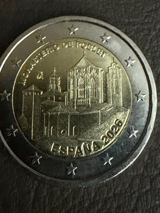 Moneda 2€ Monasterio de Poblet España 2026