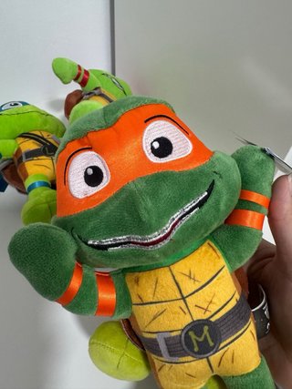 Lote 4 Peluches Tortugas Ninja Nuevos