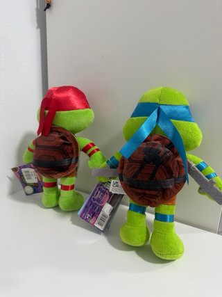 Lote 4 Peluches Tortugas Ninja Nuevos
