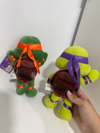 Lote 4 Peluches Tortugas Ninja Nuevos