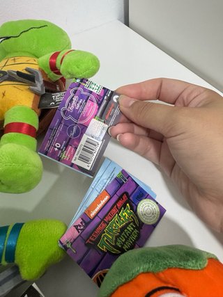 Lote 4 Peluches Tortugas Ninja Nuevos