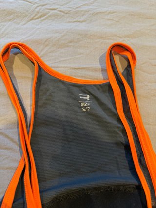 Culotte Ciclismo Talla S Negro Naranja