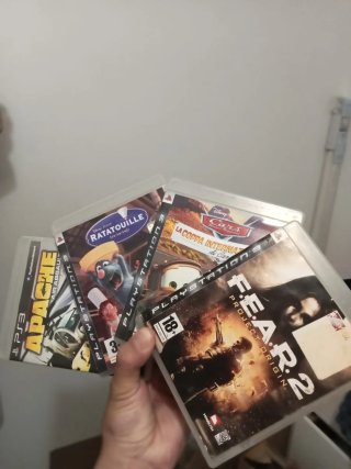 Pack 4 Juegos PS3: FEAR 2, Ratatouille, Cars, Apac