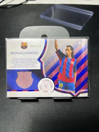 Ronaldinho /125 Topps Seat Relic