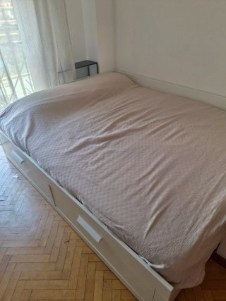 Diván BRIMNES IKEA Blanco con colchones incluidos