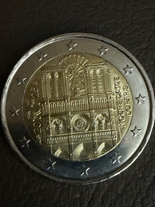 Moneda 2€ Notre Dame de Paris