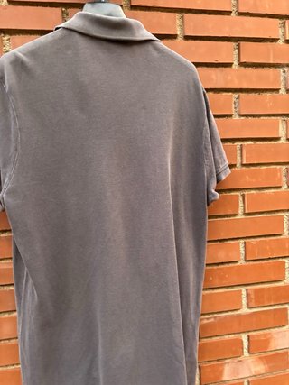 Polo Blauer Manga Corta Hombre Gris