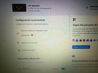 Portátil HP 250 Nero/Grigio