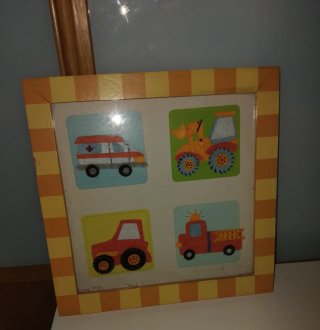 3 Cuadros Infantiles Animales