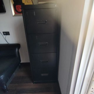Archivador metálico 4 cajones con llave