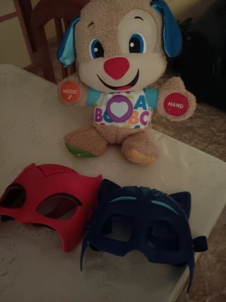 Lote Peluche y Máscaras Infantiles
