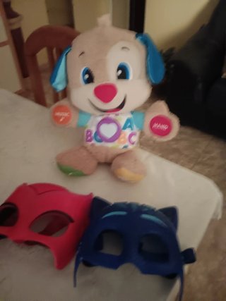 Lote Peluche y Máscaras Infantiles