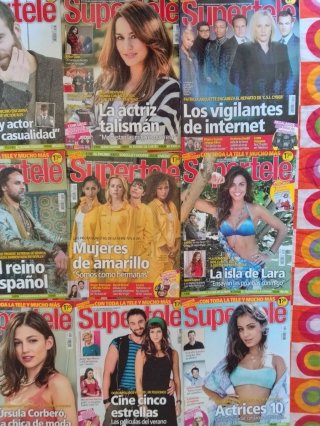 Lore 30 revistas televisión Supertele año 2016