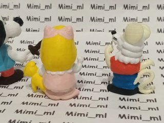 Lote 3 figuras Dartacan en impresión 3D