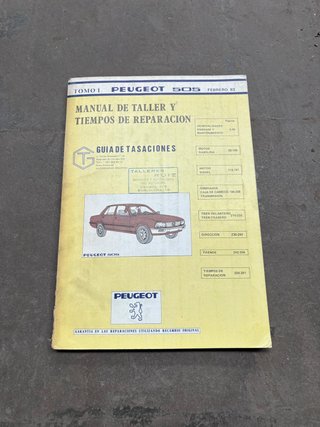 Manual Taller Peugeot 505 (3 Tomos) - 1983/1985