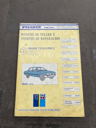 Manual Taller Peugeot 505 (3 Tomos) - 1983/1985