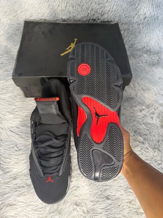 Zapatillas Jordan Retro 14 Last Shot Negras Rojas