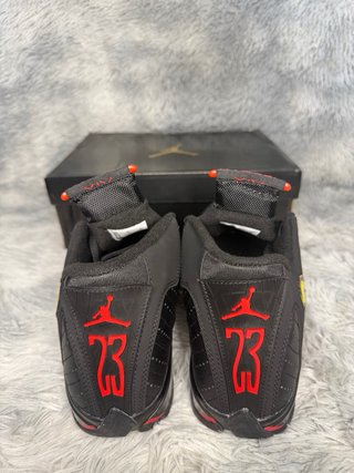 Zapatillas Jordan Retro 14 Last Shot Negras Rojas