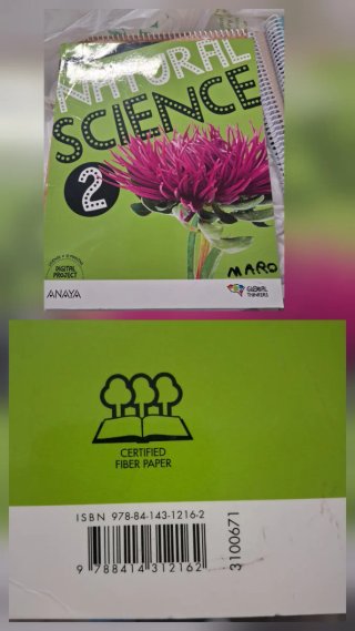 Libro de segundo de primaria de natural ciencias