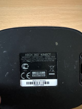 Cámara Kinect Xbox 360 y Cable