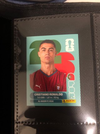 Cristiano Ronaldo Cromo Panini Mundial 2026
